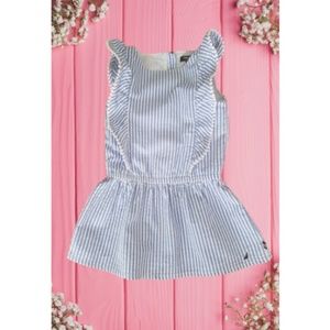 Nautica Size 18mo Seersucker Jumper Ruffle